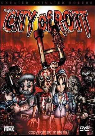電影 腐屍之城/腐臭都市 City Of Rott經典重口味恐怖CULT動畫片 DVD碟 電影 腐屍之城/腐臭都市 City Of Rott經典重口味恐怖CULT動畫片 DVD碟