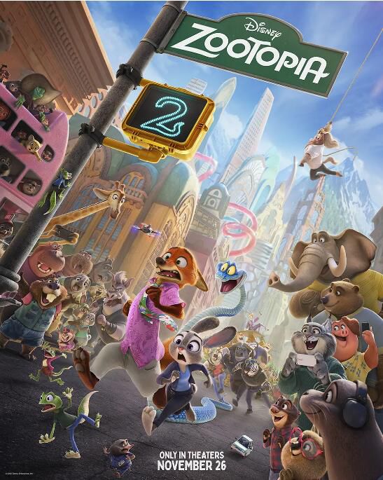 2025高分美國電影 瘋狂動物城2/動物方城市2/Zootopia 2/優獸大都會2 英語中字 盒裝1碟
