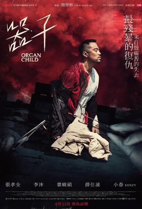 2025台灣電影《器子/Organ Child》張孝全/李沐 國語中字 盒裝1碟 2025台灣電影《器子/Organ Child》張孝全/李沐 國語中字 盒裝1碟