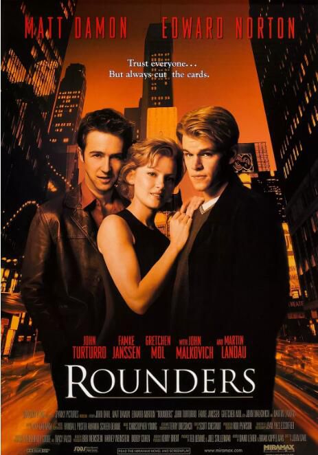 1998高分美國電影 賭王之王/Rounders/天才遊戲 馬特·達蒙 英語中字 盒裝1碟 1998高分美國電影 賭王之王/Rounders/天才遊戲 馬特·達蒙 英語中字 盒裝1碟