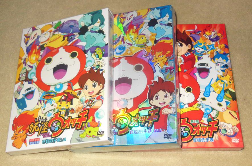 動畫 妖怪的手表 1-3部 1-105話 高清24碟DVD 動畫 妖怪的手表 1-3部 1-105話 高清24碟DVD