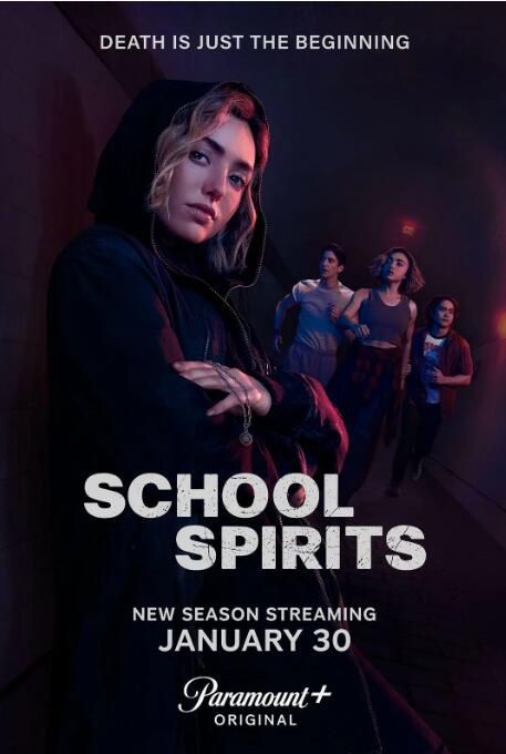 2025美劇 校園怪靈/School Spirits 第1+2季 英語中字 盒裝4碟