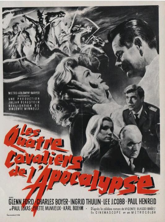 1962美國電影 血洒自由魂/The Four Horsemen of the Apocalypse 二战/法德战 DVD 1962美國電影 血洒自由魂/The Four Horsemen of the Apocalypse 二战/法德战 DVD