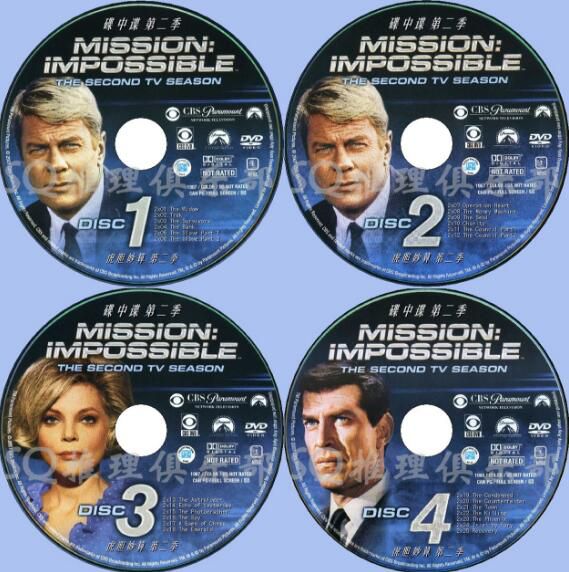 1967美國犯罪劇DVD:虎膽妙算 第二季/碟中諜 第二季 全25集 4碟 1967美國犯罪劇DVD:虎膽妙算 第二季/碟中諜 第二季 全25集 4碟