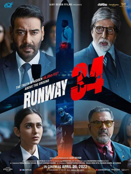 2022印度電影 34 號跑道/Runway 34 阿米達普·巴強 印度語中字
