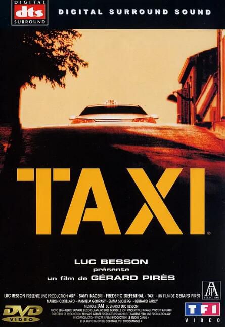 1998高分法國電影 的士速遞/終極殺陣/Taxi/出租車司機 薩米·納塞利 法語中字 盒裝5碟