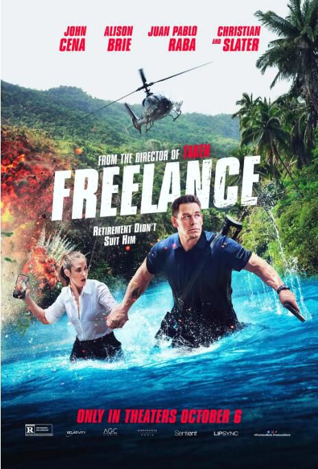 2023美國電影《自由職業者/雇傭兵/ Freelance》英語中英雙字 盒裝1碟 2023美國電影《自由職業者/雇傭兵/ Freelance》英語中英雙字 盒裝1碟