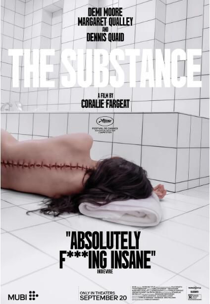 2024歐美電影 某種物質/懼裂/完美物質/The Substance 黛米·摩爾 英語中字 盒裝1碟 2024歐美電影 某種物質/懼裂/完美物質/The Substance 黛米·摩爾 英語中字 盒裝1碟