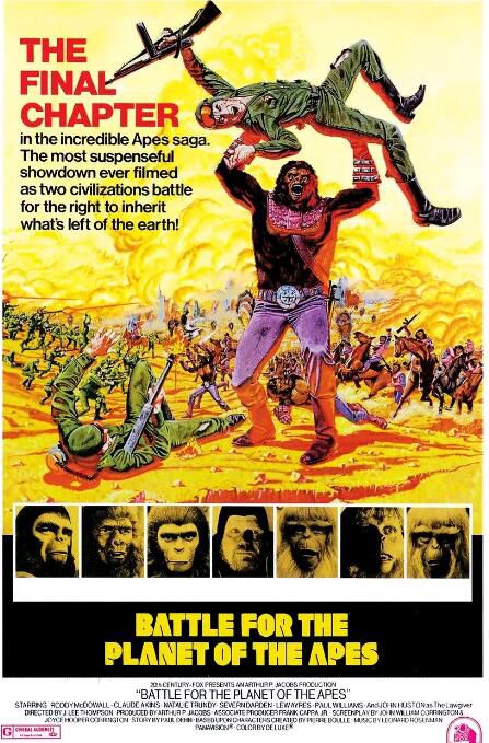 1973經典科幻《人猿大戰/人猿星球5》羅迪·麥克道爾 英語中英雙字 1973經典科幻《人猿大戰/人猿星球5》羅迪·麥克道爾 英語中英雙字