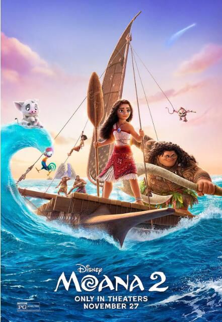 2024高分美國動畫電影《海洋奇緣2/魔海奇緣2/莫阿娜2/Moana 2》英語中英雙字 盒裝1碟 2024高分美國動畫電影《海洋奇緣2/魔海奇緣2/莫阿娜2/Moana 2》英語中英雙字 盒裝1碟