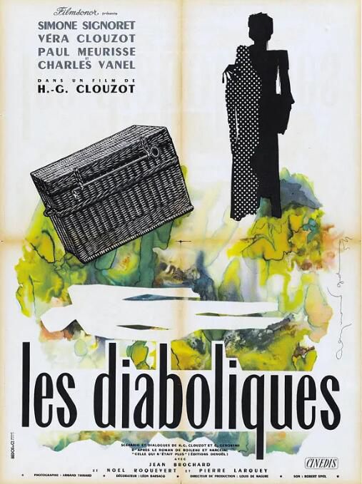 1955法國電影 惡魔/浴室情殺案 Les Diaboliques 西蒙·西涅萊 法語中字